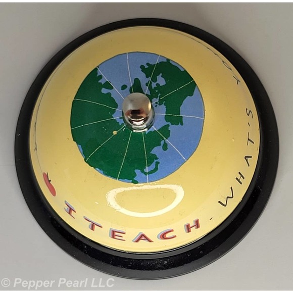 Teacher Tap Bell What's Your Superpower? I Teach Gift Boxed Hello World - Picture 3 of 9